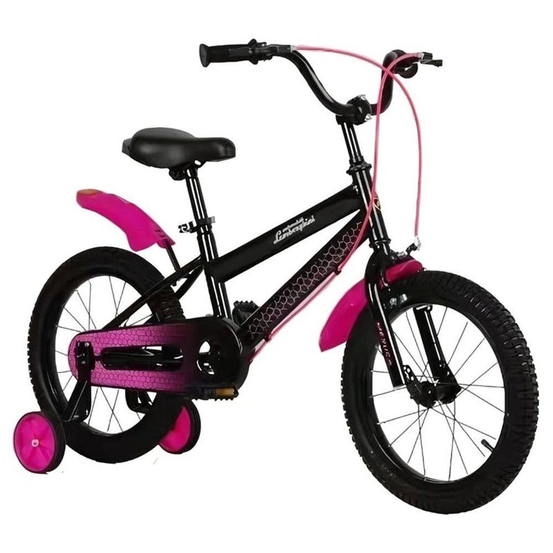 Lamborghini Adjustable Kids Bike (16 inch, Pink) - Image 1